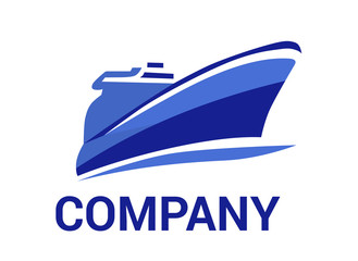 Sticker - blue color ship