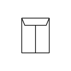 Poster - box icon. Element of simple icon for websites, web design, mobile app, info graphics. Thin line icon for website design and development, app development