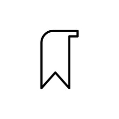 Poster - tab icon. Element of simple icon for websites, web design, mobile app, info graphics. Thick line icon for website design and development, app development