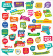 © totallyout - Modern sale stickers and tags colorful collection