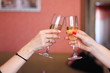 © Dmitriy - raised glasses of champagne