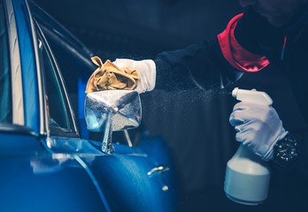 Wall Mural - Classic Car Detailing Cleaning