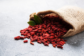 Wall Mural - dry red goji berries