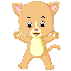 Sticker - cute cats cartoon