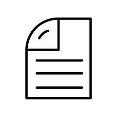 Poster - Paper note icon  isolated on white background