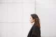 © ddukang - Young woman walking on street. Street photography. Fashion Shoot in the Streets