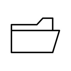 Poster - File folder icon  isolated on white background