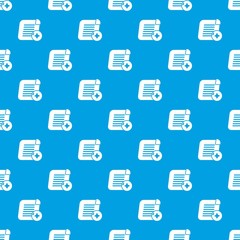 Poster - Add new pattern vector seamless blue