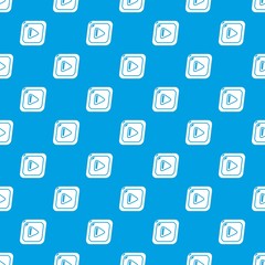 Poster - Video pattern vector seamless blue