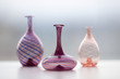 Murano glass vases 