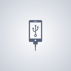 Poster - Usb connection icon