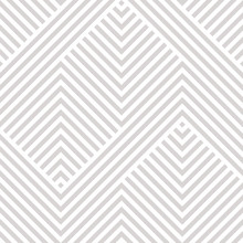 Vector Geometric Seamless Pattern. Modern Texture With Lines, Stripes. Simple Abstract Geometry Graphic Design. Subtle Minimalist White And Gray Background. Design For Wallpapers, Prints, Carpet, Wrap