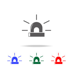 Poster - siren icon. Elements of firefighter multi colored icons. Premium quality graphic design icon. Simple icon for websites, web design, mobile app, info graphics