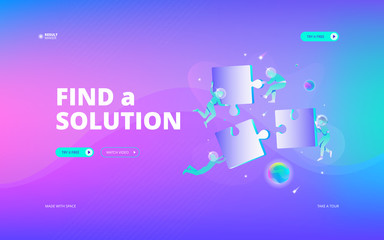 Find a solution web banner