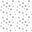 © Aygun - Math symbol pattern. Mathematic geometric seamless . Abstract background from plus, multiplication signs. On white background. Geometric Stars seamless pattern.