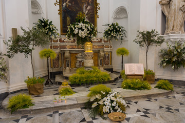 Teano CE, la Cattedrale, Altare della Reposizione