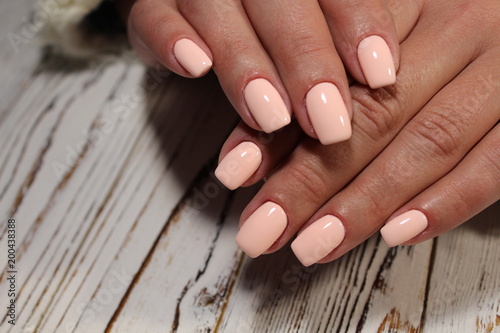 Valokuvatapetti fashion manicure with a design