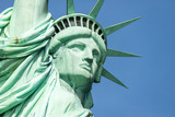 Fototapeta Nowy Jork - Statue of Liberty headshot, NYC