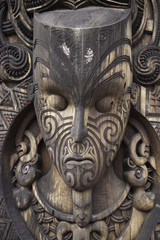 Wall Mural - Maori mask new zealand culture