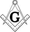 Freemasonry Ruler and Compasses