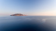 Aerial panoramic views of isla San diego, Baja California 
Sur, Mexico. Sea of cortez.