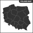© VectorShop - The detailed map of Poland with regions or states