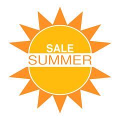 Wall Mural - Summer Sale label