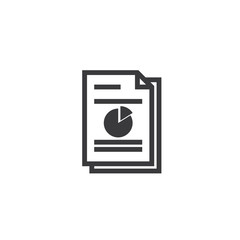 Poster - spreadsheet document paper outline icon. isolated note paper icon in thin line style for graphic and web design. Simple flat symbol Pixel Perfect vector Illustration.