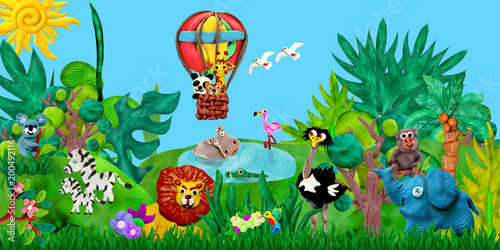 podrozowanie-przez-zwierzeta-z-zoo-w-balonie