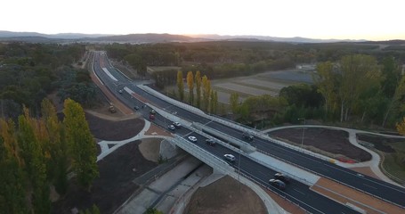 Wall Mural - Aerial view of a typical Australian suburb