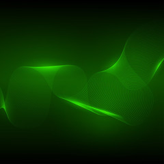 Wall Mural - abstract colored wave element for design. stylized line art background
