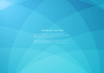 Canvas Print - abstract geometric modern design on light blue background