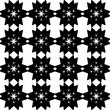© astronira - Seamless decorative pattern with a flowers in a black - white colors