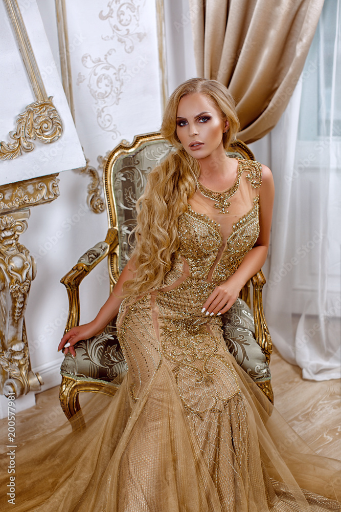 slim fit dress slacks Strapless Cut-Out Sequin Prom Gown: Primavera 4550 Pink / 000 main image 1