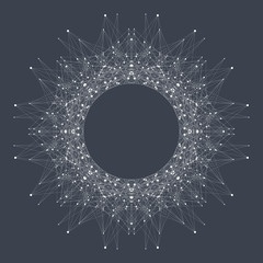 Aufkleber - Artificial Intelligence Logo. Artificial Intelligence and Machine Learning Concept. Vector symbol AI. Neural networks and another modern technologies concepts. Technology sci-fi concept.