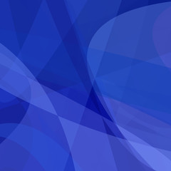 Aufkleber - Blue abstract motion background from dynamic curves - vector design