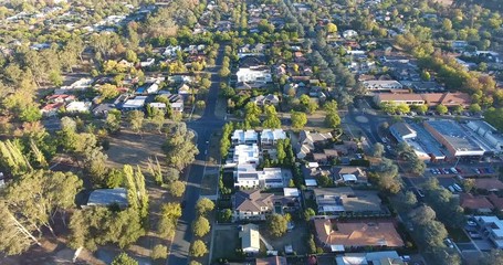 Sticker - Aerial view of a typical Australian suburb