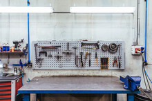 Tools Of A Mechanical Workshop
