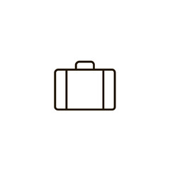 Poster - briefcase icon. sign design