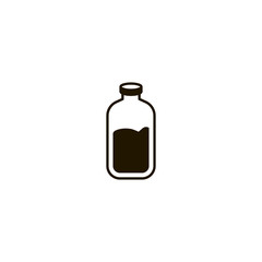 Poster - bottle icon. sign design