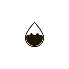 Wall Mural - drop icon. sign design