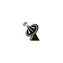 Poster - antenna icon. sign design