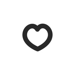 Canvas Print - heart icon. sign design