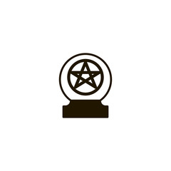 pentacle icon. sign design