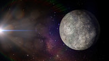 Fototapeta Kosmos - the planet Mercury, smallest planet of the solar system
