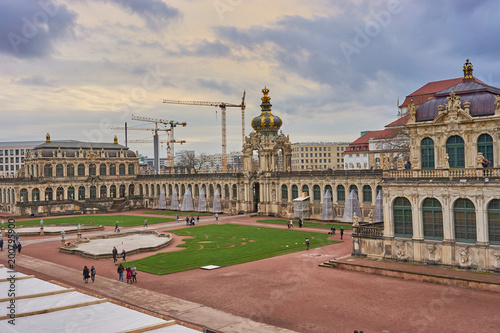 Foto Famous Zwinger palace, Dresden, Saxony, Germany