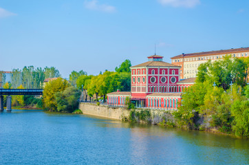 Wall Mural - View of the casa de las ciencias museum in the spanish city Logrono