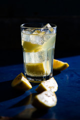 Wall Mural - cold lemon drink