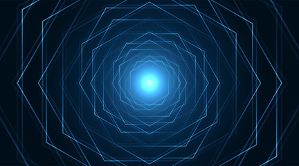 Wall Mural - Sacred geometry, abstract glowing background. Vector Digital graphic for brochure, website, flyer, print, poster, other design.