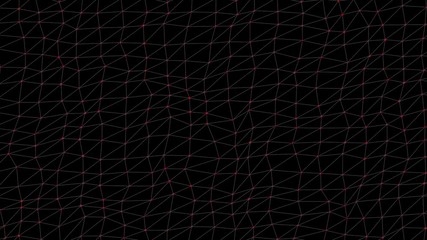 Poster - Connection structure , 3d animation abstract background. abstract blue geometrical background with moving lines and dots. looping cg animation. Network animation connected dots on white background